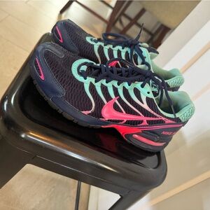 Nike Air Max Sneakers - Dark Blue and Bright Pink